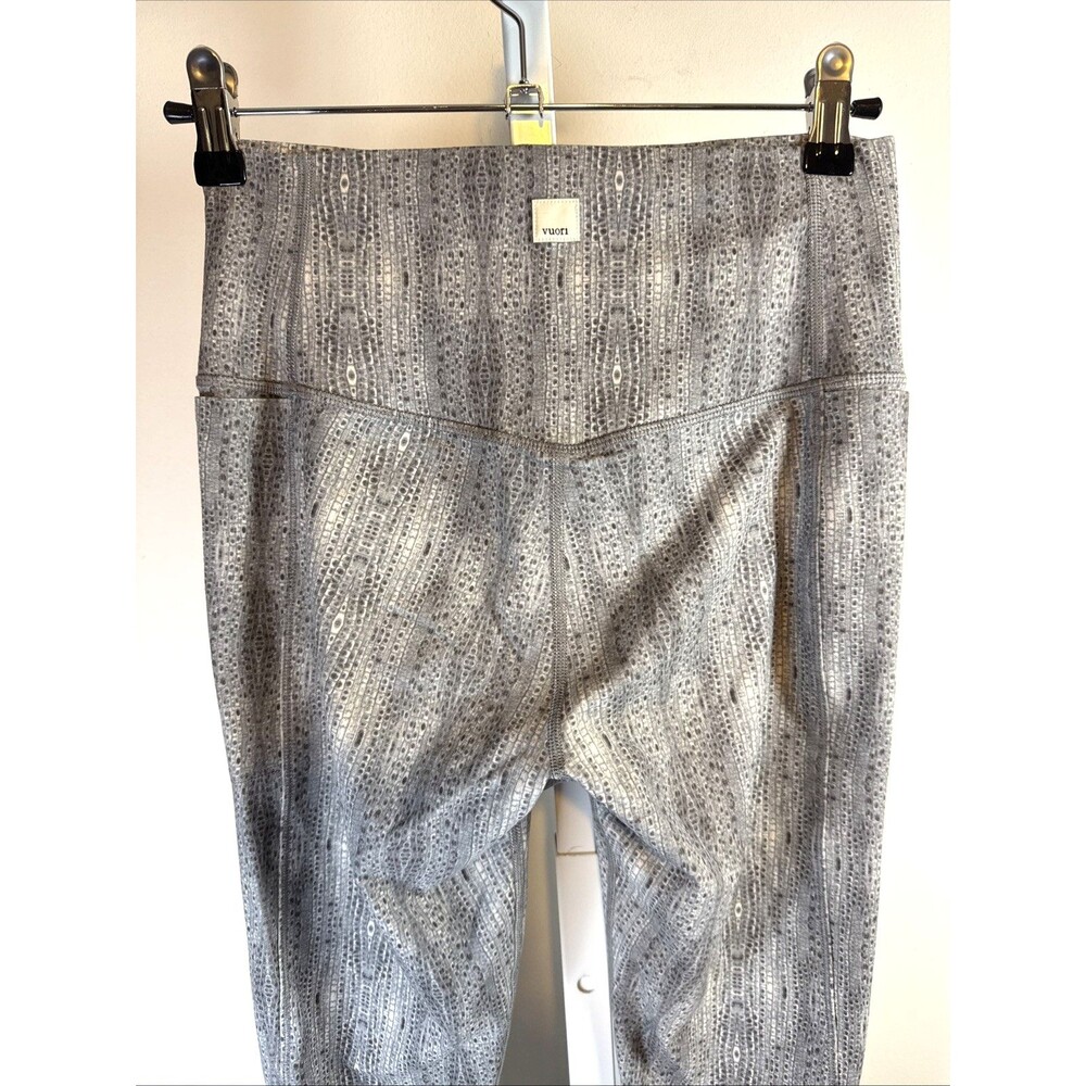 Vuori Leggings Womens Small Gray Studio Pocket High Rise Athletic Yoga Pockets - Picture 3 of 6